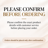 Please confirm the exact product details with customer service before placing your order.